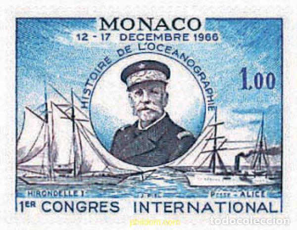Timbres: 32426 MNH MONACO 1966 1 CONGRESO INTERNACIONAL DE HISTORIA DE LA OCEANOGRAFIA