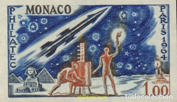 Timbres: 576214 MNH MONACO 1964 PHILATEC. EXPOSICION FILATELICA INTERNACIONAL