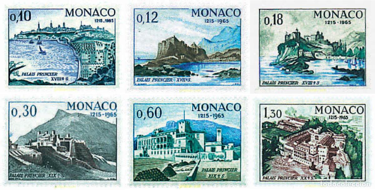 Timbres: 56015 MNH MONACO 1966 750 ANIVERSARIO DEL PALACIO PRINCIPESCO
