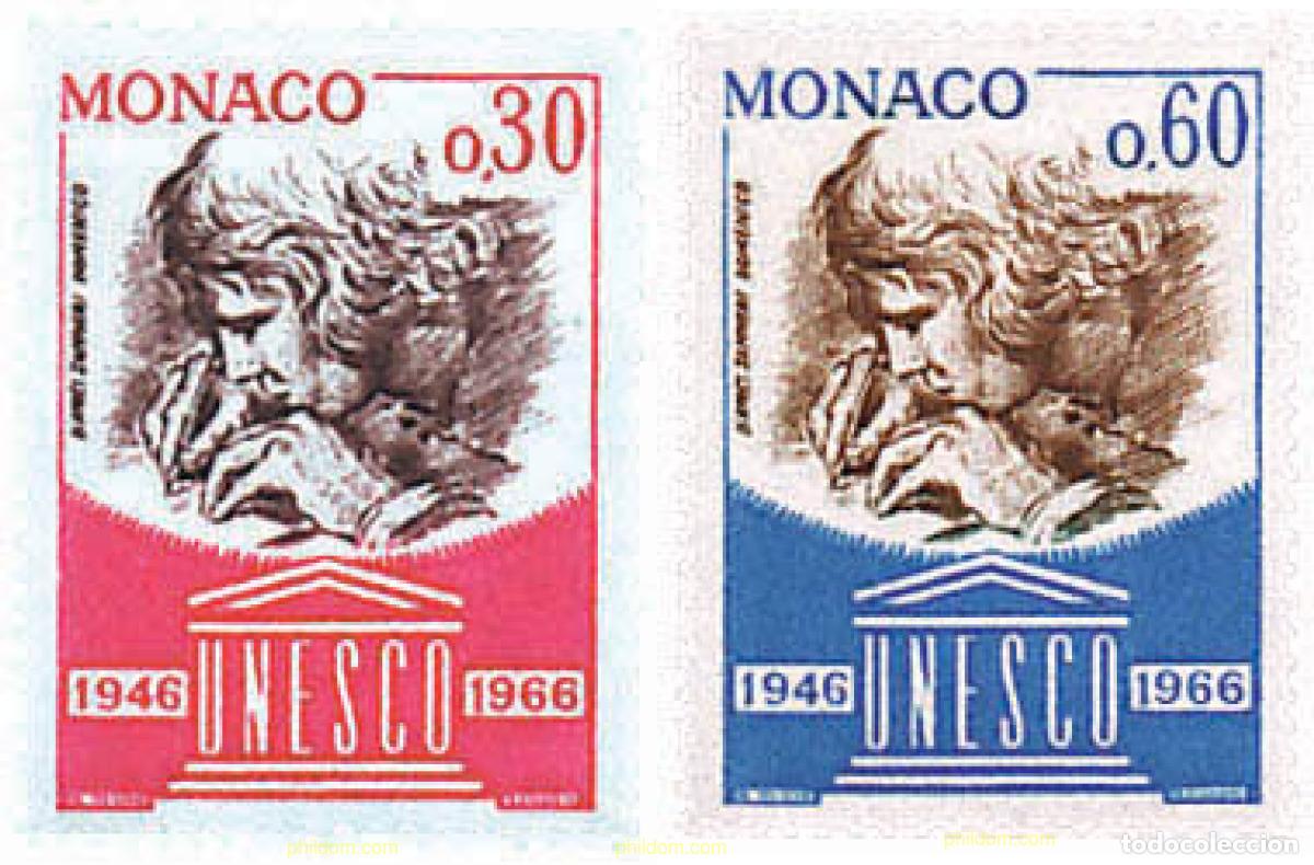 Timbres: 32428 MNH MONACO 1966 20 ANIVERSARIO DE LA UNESCO