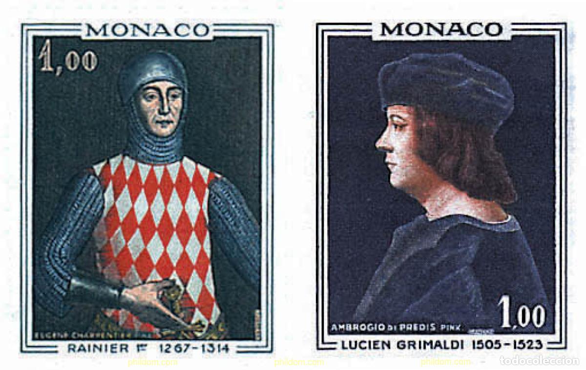 Stamps: 32551 MNH MONACO 1967 PRINCIPES DE MONACO