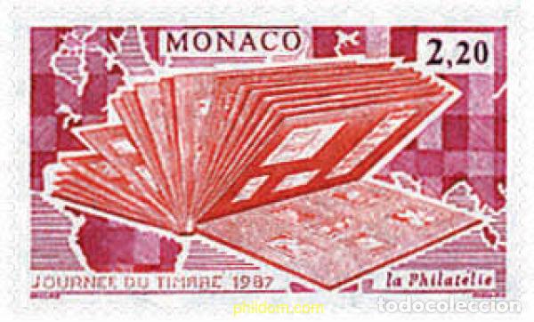 Stamps: 32392 MNH MONACO 1987 DIA DEL SELLO