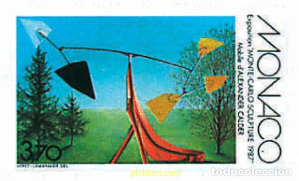 Stamps: 32516 MNH MONACO 1987 EXPOSICION MONTECARLO ESCULTURA