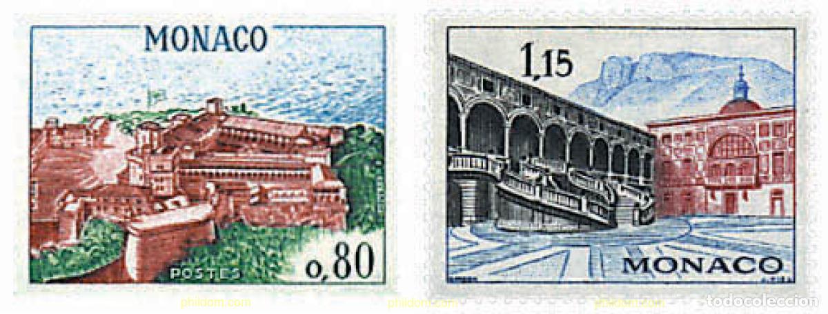 Stamps: 32400 MNH MONACO 1969 VISTAS DEL PRINCIPADO
