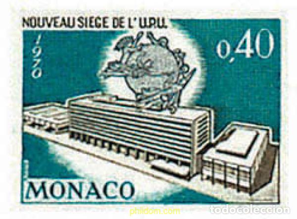 Stamps: 67770 MNH MONACO 1970 NUEVA SEDE DE LA UPU