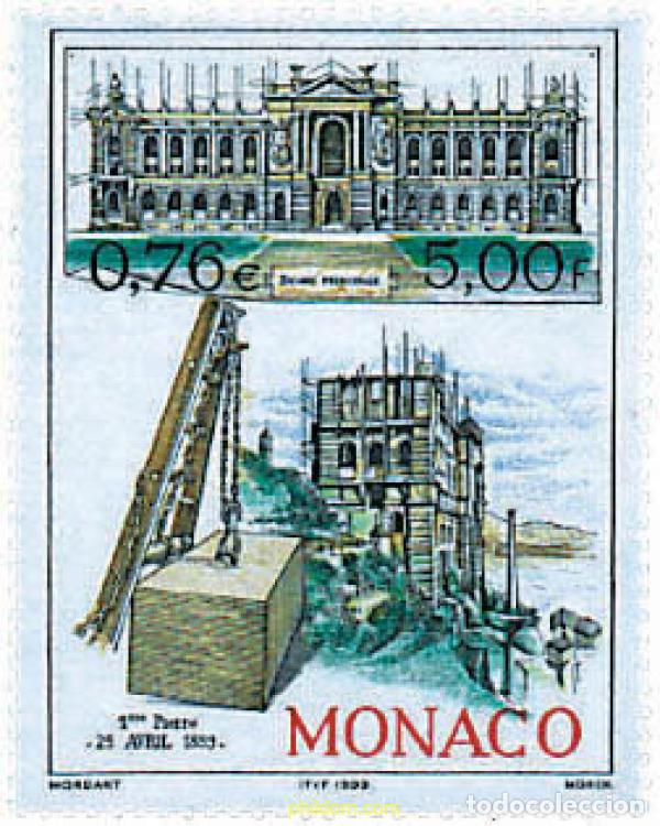 Sellos: 46425 MNH MONACO 1999 CENTENARIO DE LA COLOCACION DE LA PRIMERA PIEDRA DEL MUSEO OCEANOGRAFICO