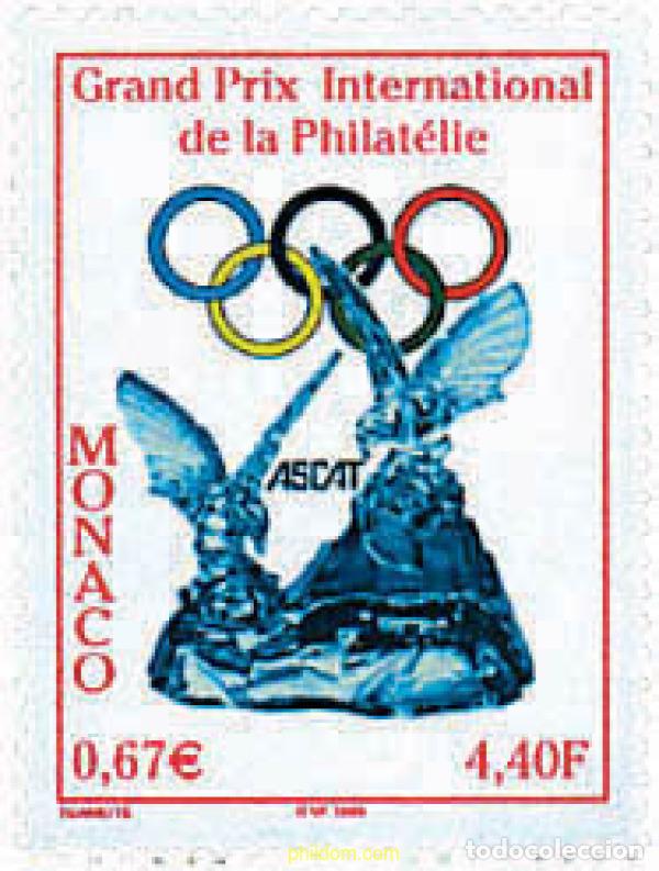 Sellos: 67818 MNH MONACO 1999 GRAN PREMIO INTERNACIONAL DE FILATELIA ASCAT