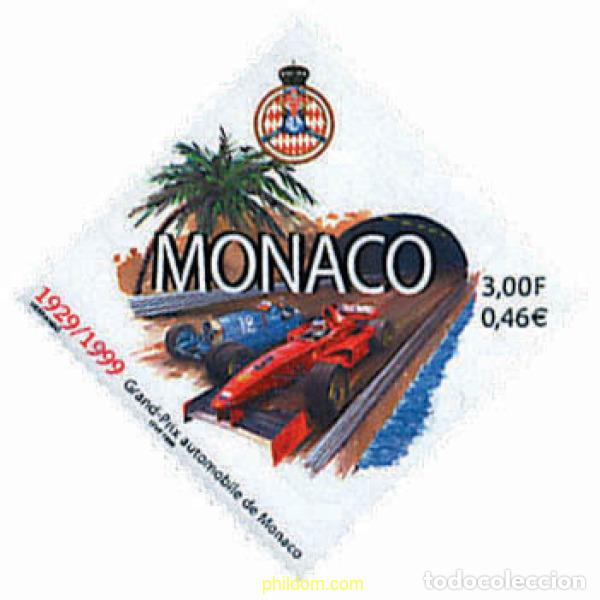 Sellos: 49058 MNH MONACO 1999 70 ANIVERSARIO DEL GRAN PREMIO AUTOMOVILISTICO