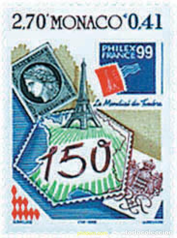 Sellos: 77501 MNH MONACO 1999 PHILEXFRANCE 99. EXPOSICION FILATELICA INTERNACIONAL