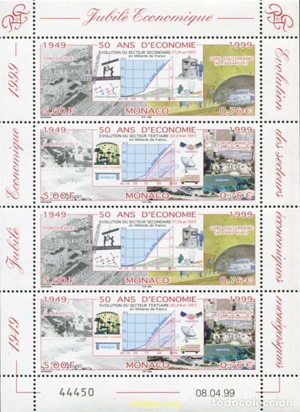 Sellos: 10158 MNH MONACO 1999 JUBILEO ECONOMICO