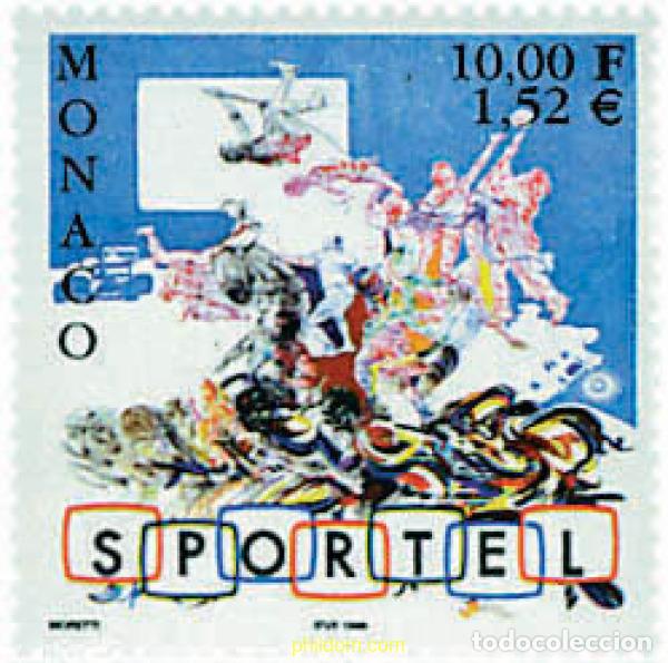 Sellos: 47890 MNH MONACO 1999 10 ANIVERSARIO DE SPORTEL