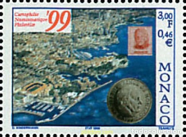 Sellos: 48535 MNH MONACO 1999 CARTOPHILIE NUMISMATIQUE PHILATELIE 99