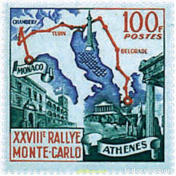 Briefmarken: 44818 MNH MONACO 1959 28 RALLY AUTOMOVILISTICO DE MONTECARLO