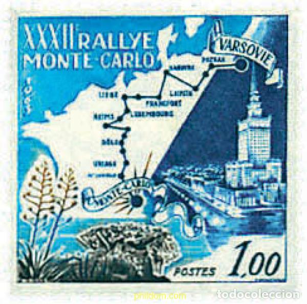 Sellos: 44820 MNH MONACO 1963 32 RALLY AUTOMOVILISTICO DE MONTECARLO