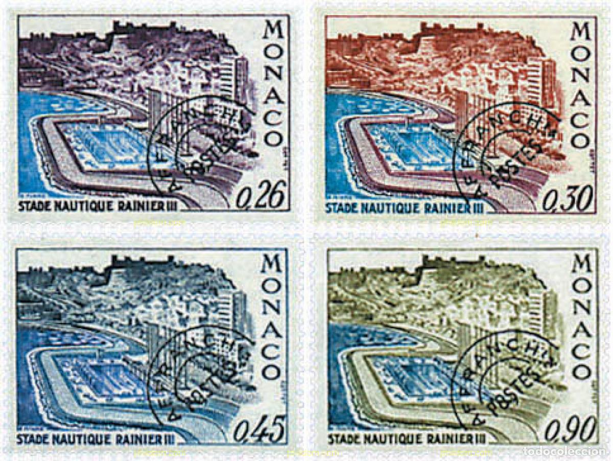Sellos: 67772 MNH MONACO 1971 ESTADIO NAUTICO RAINIERO III