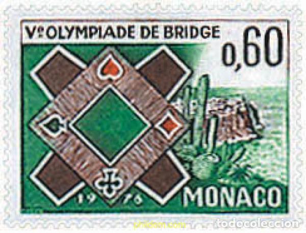 Sellos: 32712 MNH MONACO 1976 5 OLIMPIADA DE BRIDGE EN MONTECARLO
