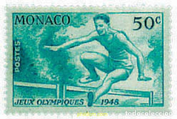 Sellos: 281630 HINGED MONACO 1948 14 JUEGOS OLIMPICOS VERANO LONDRES 1948