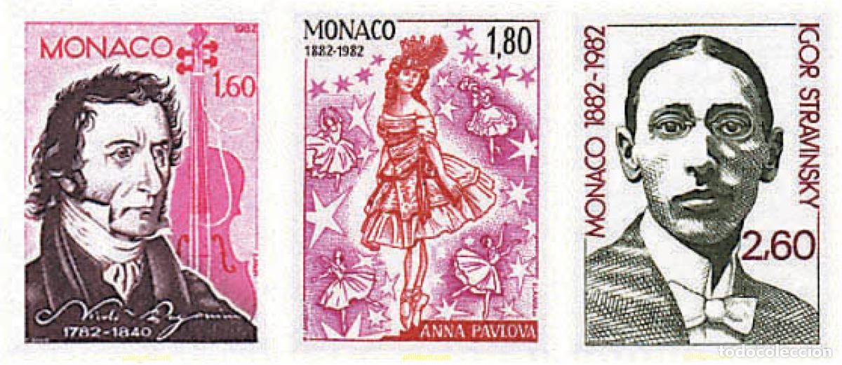 Sellos: 652939 MNH MONACO 1982 ANIVERSARIOS