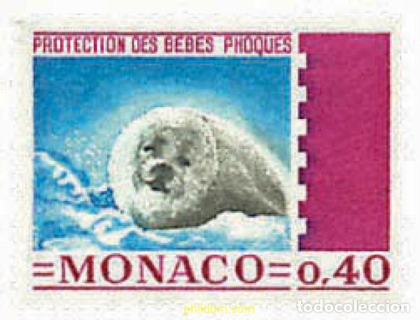 Sellos: 32368 MNH MONACO 1970 PROTECCION DE LAS CRIAS DE FOCA