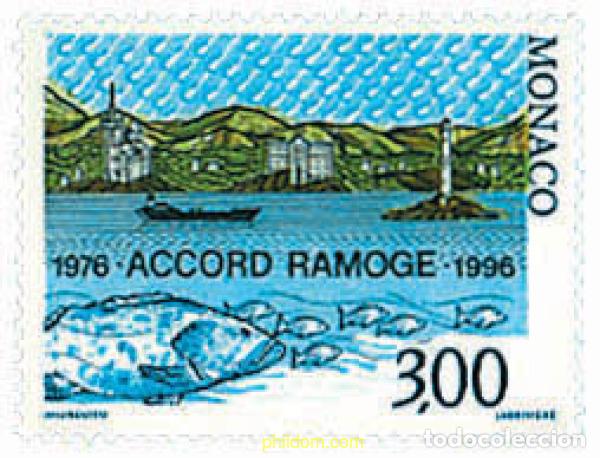 Sellos: 80547 MNH MONACO 1996 20 ANIVERSARIO DEL ACUERDO RAMOGE