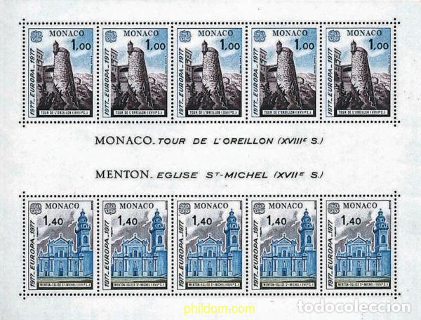Sellos: 62315 MNH MONACO 1977 EUROPA CEPT. PAISAJES