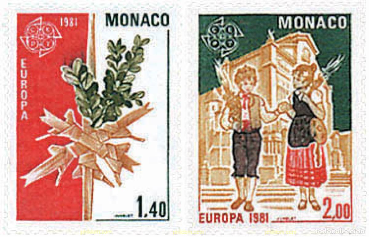 Sellos: 62465 MNH MONACO 1981 EUROPA CEPT. FOLCLORE