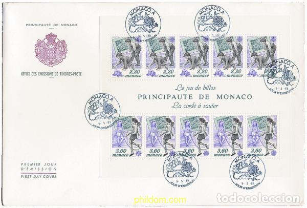 Sellos: 24199 MNH MONACO 1989 EUROPA CEPT. JUEGOS INFANTILES