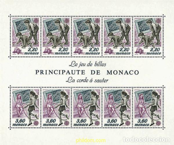 Sellos: 62751 MNH MONACO 1989 EUROPA CEPT. JUEGOS INFANTILES
