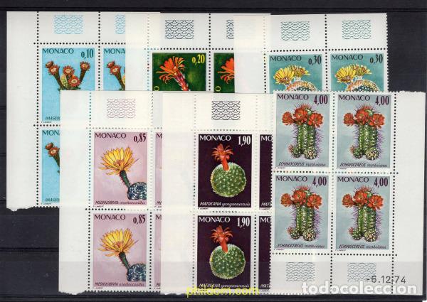 Sellos: 665746 MNH MONACO 1974 PLANTAS DEL JARDIN EXOTICO