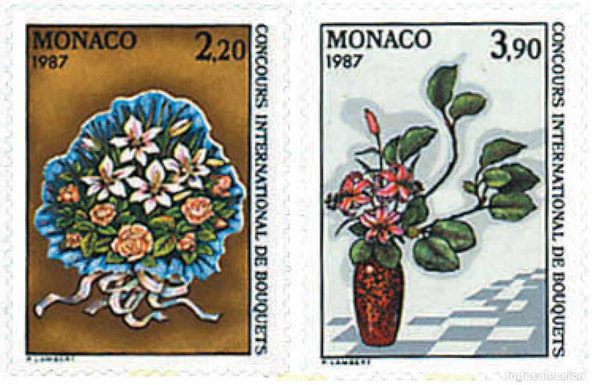 Sellos: 96961 MNH MONACO 1986 20 CONCURSO INTERNACIONAL DE RAMOS DE FLORES