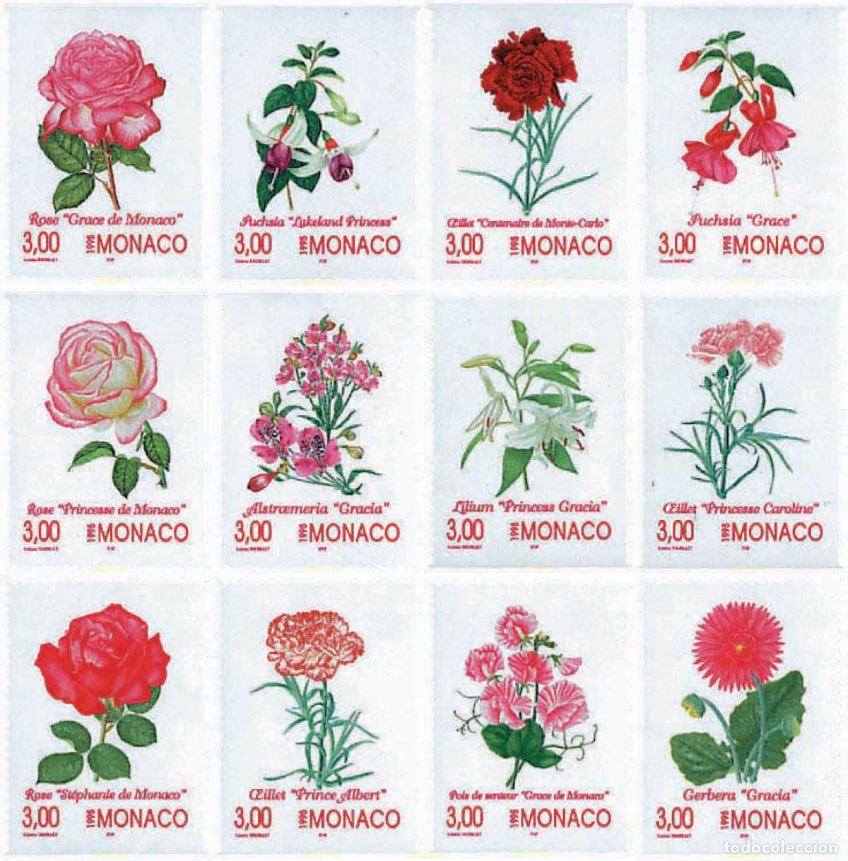Sellos: 97042 MNH MONACO 1995 FLORES