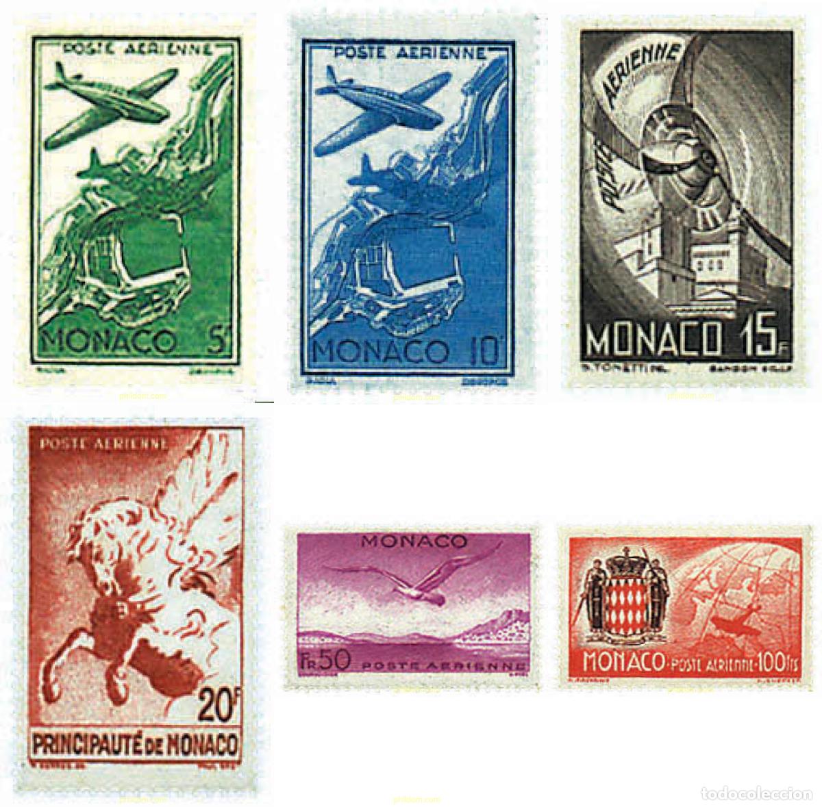 Sellos: 345131 HINGED MONACO 1942 SIMBOLOS