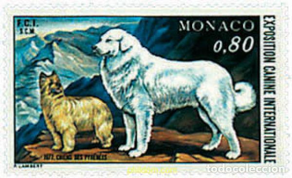 Sellos: 51019 MNH MONACO 1977 EXPOSICION CANINA INTERNACIONAL