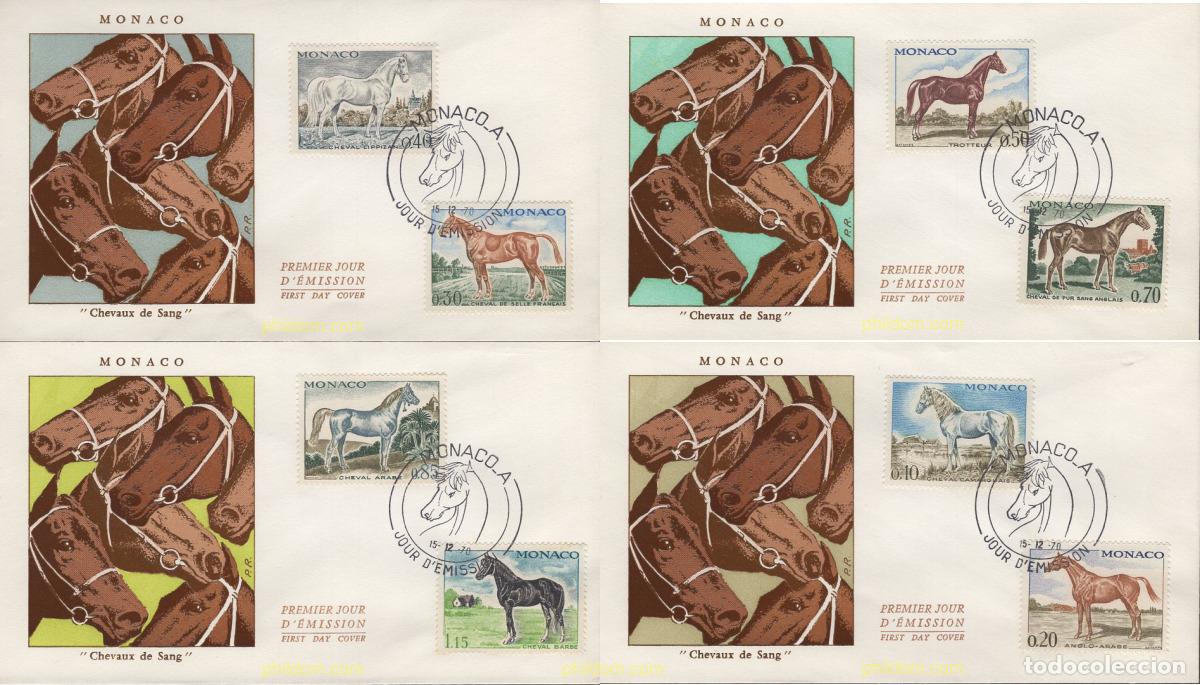 Timbres: 399928 MNH MONACO 1970 CABALLOS DE RAZA