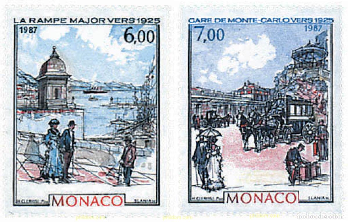 Sellos: 56088 MNH MONACO 1987 MONACO Y MONTECARLO EN LA BELLE EPOQUE