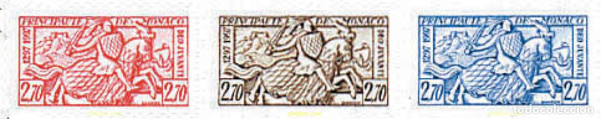 Sellos: 139064 MNH MONACO 1997 700 ANIVERSARIO DE LA DINASTIA GRIMALDI