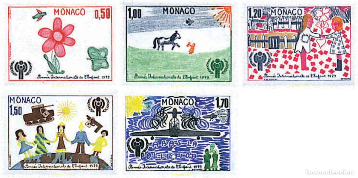 Sellos: 95424 MNH MONACO 1979 A&Ntilde;O INTERNACIONAL DEL NI&Ntilde;O