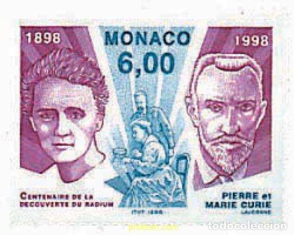 Sellos: 32530 MNH MONACO 1998 CENTENARIO DEL DESCUBRIMIENTO DEL RADIO