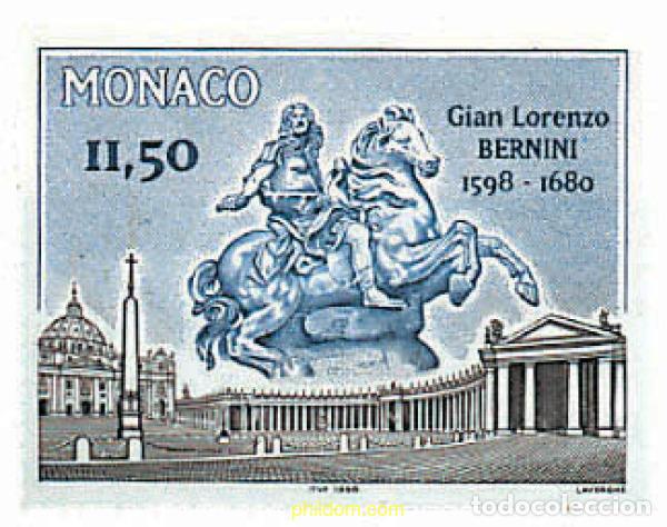 Sellos: 34664 MNH MONACO 1998 400 ANIVERSARIO DEL NACIMIENTO DE G. L. BERNINI, ESCULTOR Y ARQUITECTO
