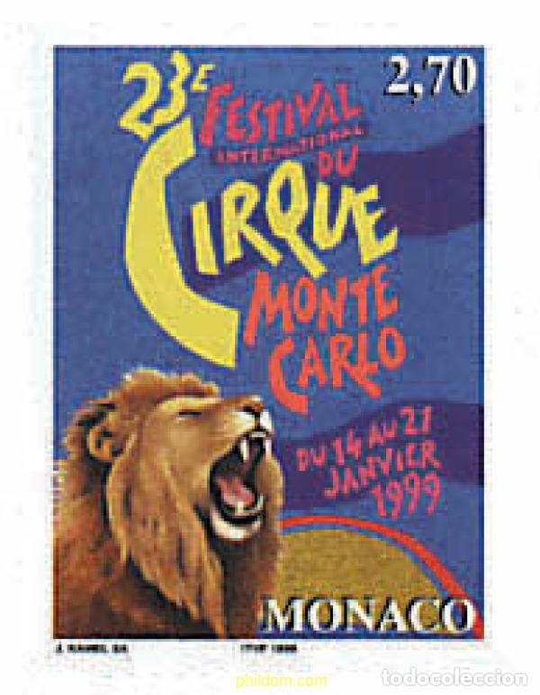 Sellos: 77466 MNH MONACO 1998 23 FESTIVAL DEL CIRCO DE MONTECARLO
