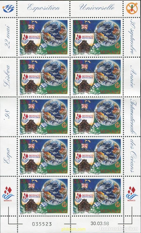 Sellos: 11877 MNH MONACO 1998 EXPO 98. EXPOSICION UNIVERSAL DE LISBOA