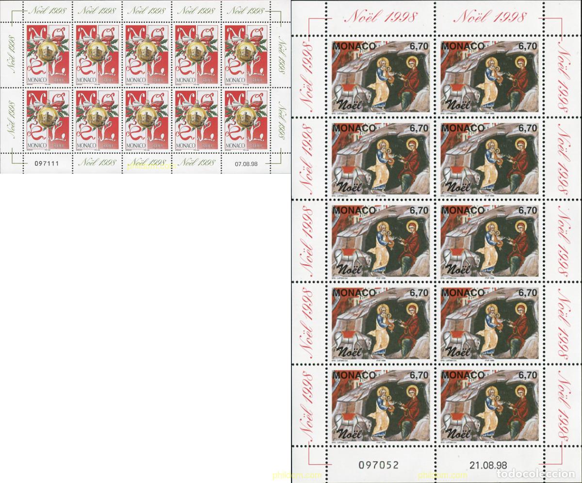 Sellos: 11837 MNH MONACO 1998 NAVIDAD
