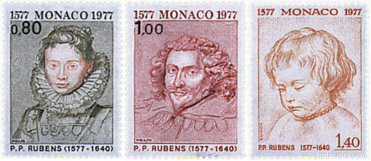 Sellos: 32701 MNH MONACO 1977 400 ANIVERSARIO DEL NACIMIENTO DE P.P. RUBENS
