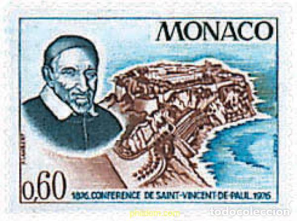 Sellos: 32665 MNH MONACO 1976 CENTENARIO DE LAS CONFERENCIAS DE SAN VICENTE DE PAUL EN MONACO