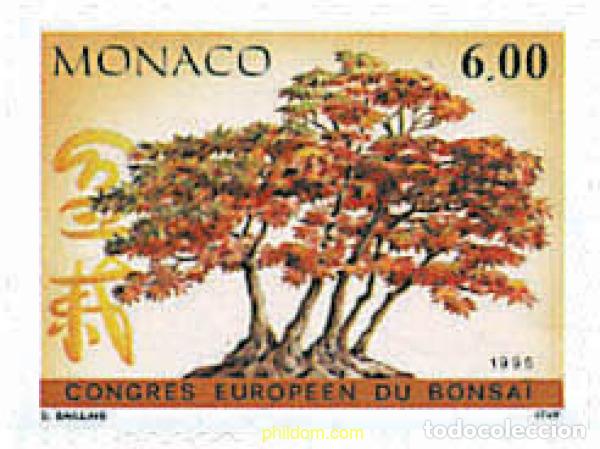 Sellos: 32597 MNH MONACO 1995 CONGRESO EUROPEO DEL BONSAI