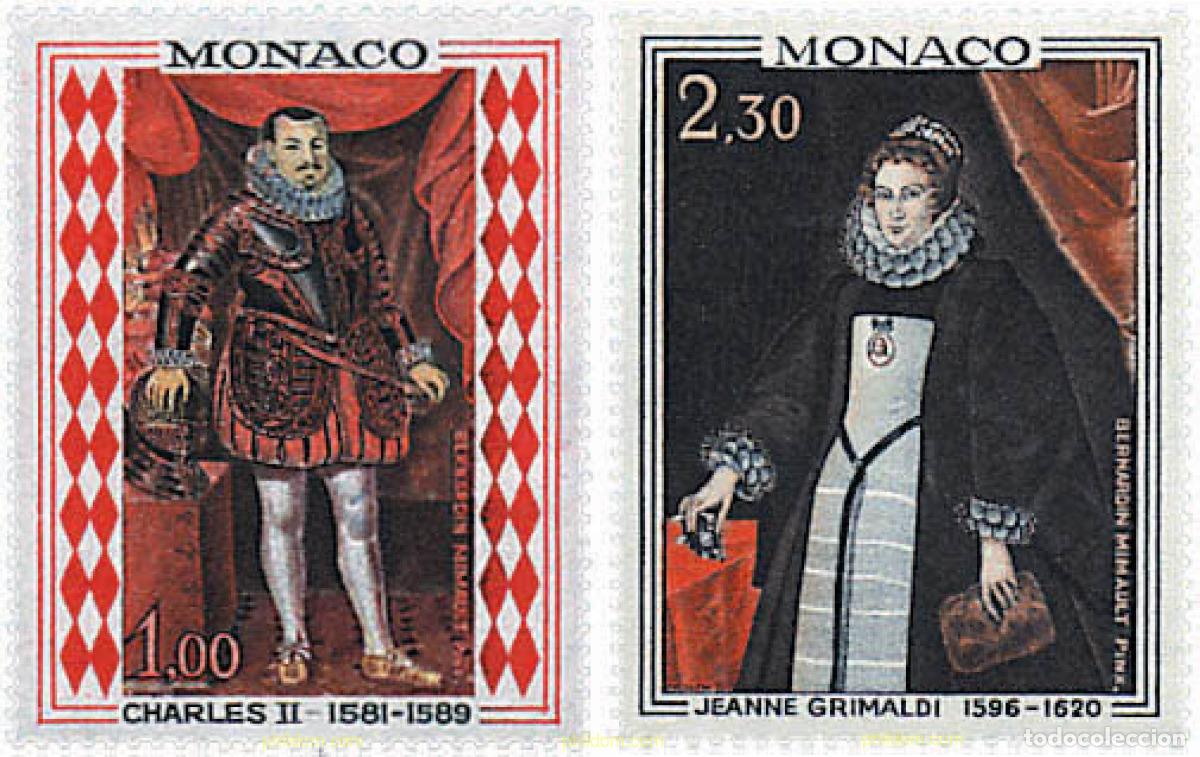 Sellos: 32506 MNH MONACO 1968 PRINCIPES DE MONACO, B.MIMAULT