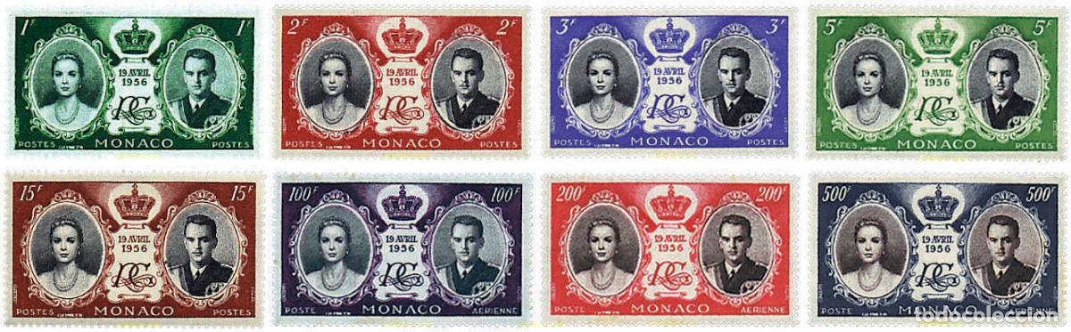 Sellos: 32558 MNH MONACO 1956 BODA DEL PRINCIPE RAINIERO Y GRACE KELLY