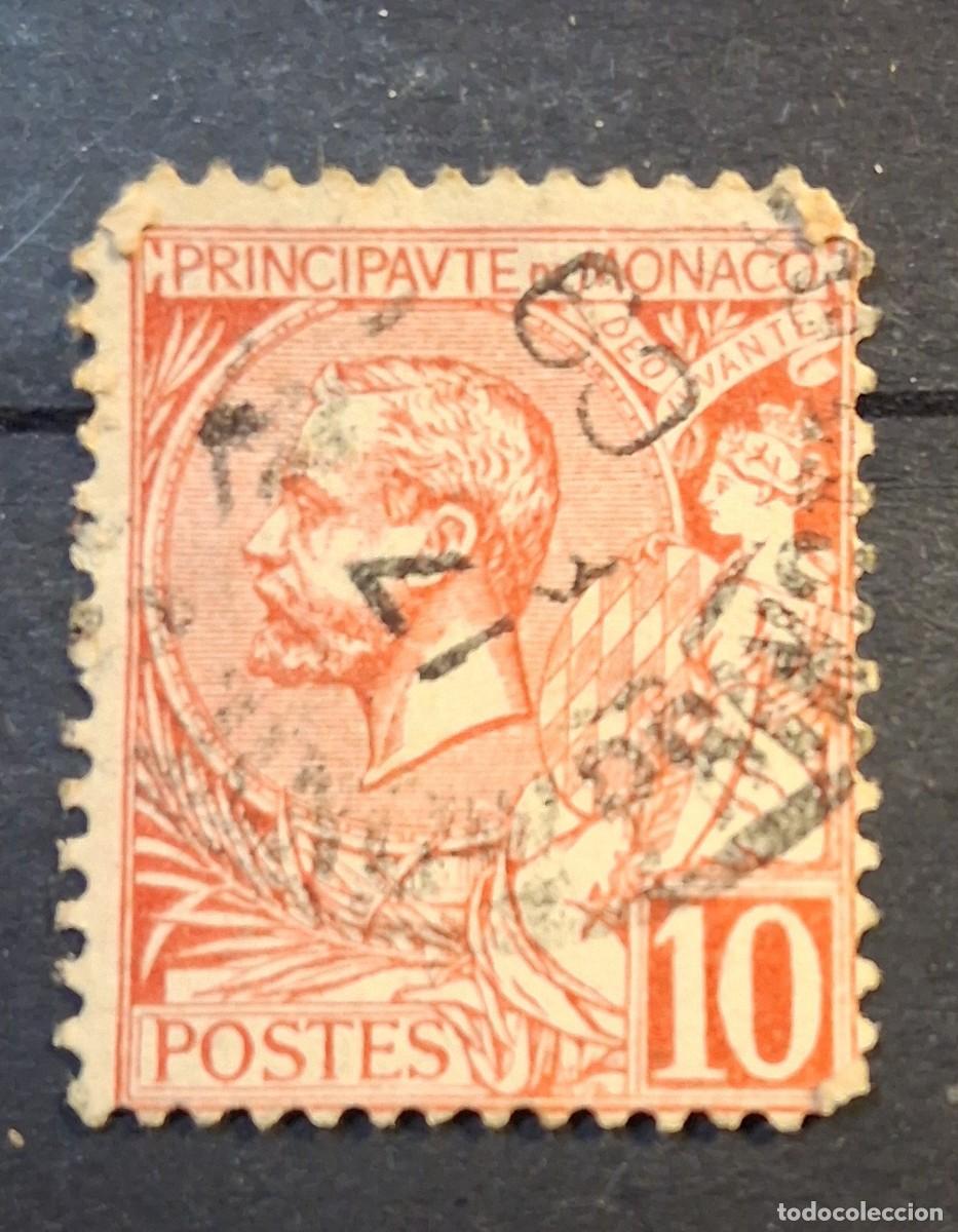 Sellos: M&Oacute;NACO, 1891, CAT.YT.14.