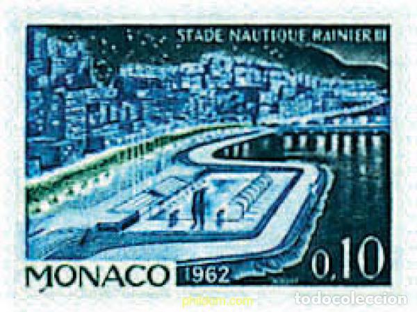Sellos: 281594 HINGED MONACO 1962 ESTADIO NAUTICO RAINIERO III