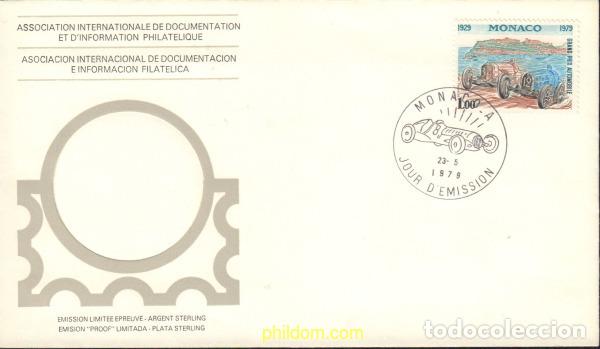 Sellos: 376603 MNH MONACO 1979 50 ANIVERSARIO DEL GRAN PREMIO AUTOMOVILISTICO DE MONACO